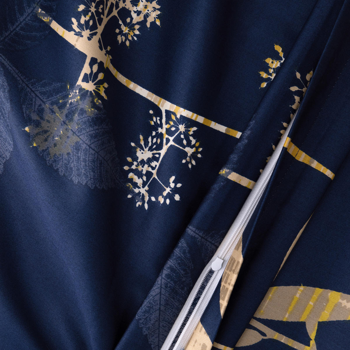 BETTWÄSCHE Satin 140/220 cm  - Dunkelblau, Design, Textil (140/220cm) - Florella