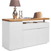 SIDEBOARD 170/92/41,5 cm  in Weiss, Eichefarben  - Weiss/Eichefarben, Konventionell, Holz/Holzwerkstoff (170/92/41,5cm) - Novel