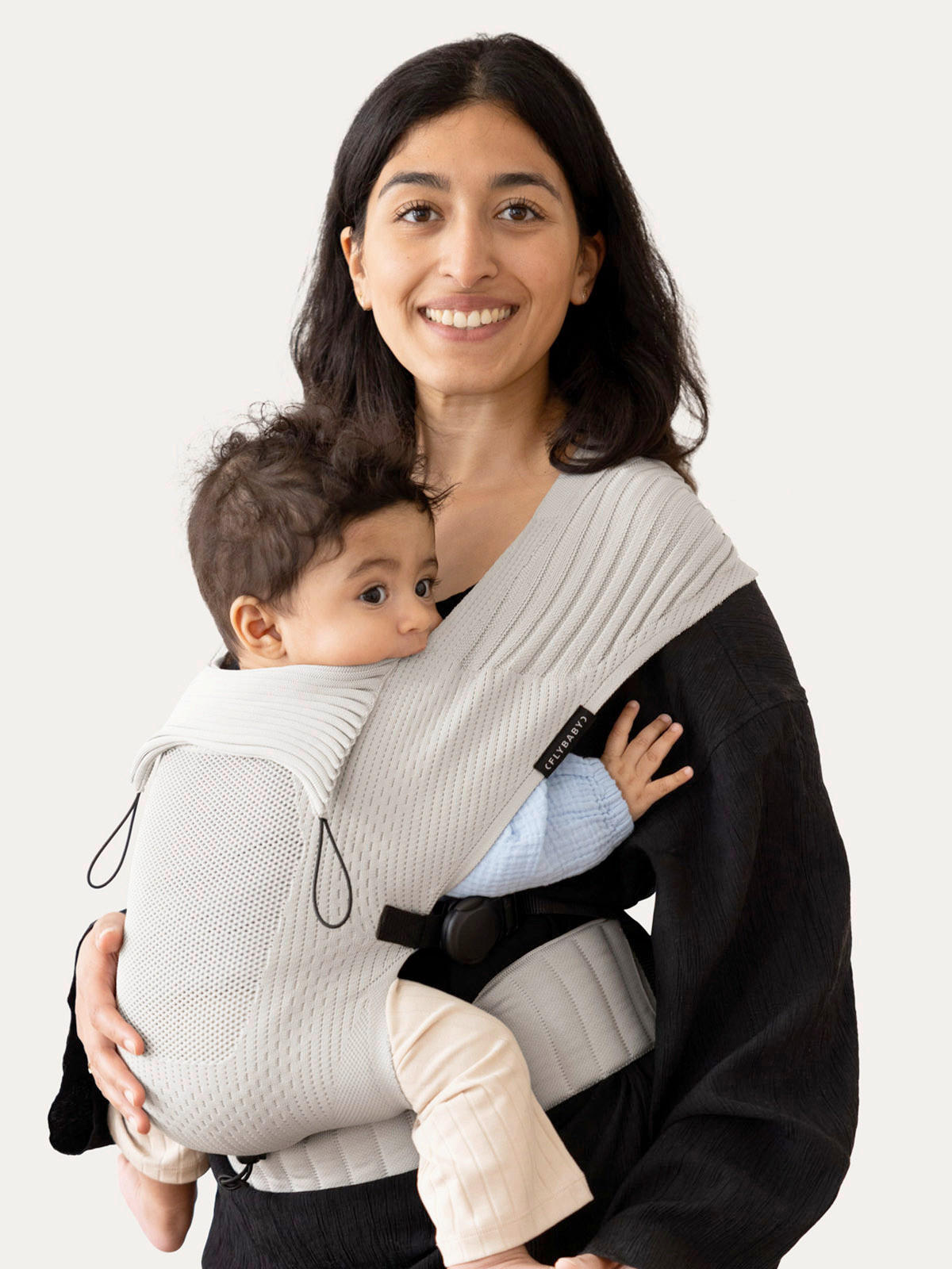 BABYTRAGE  - Hellgrau, Basics, Textil (0,425kg) - FLYBABY