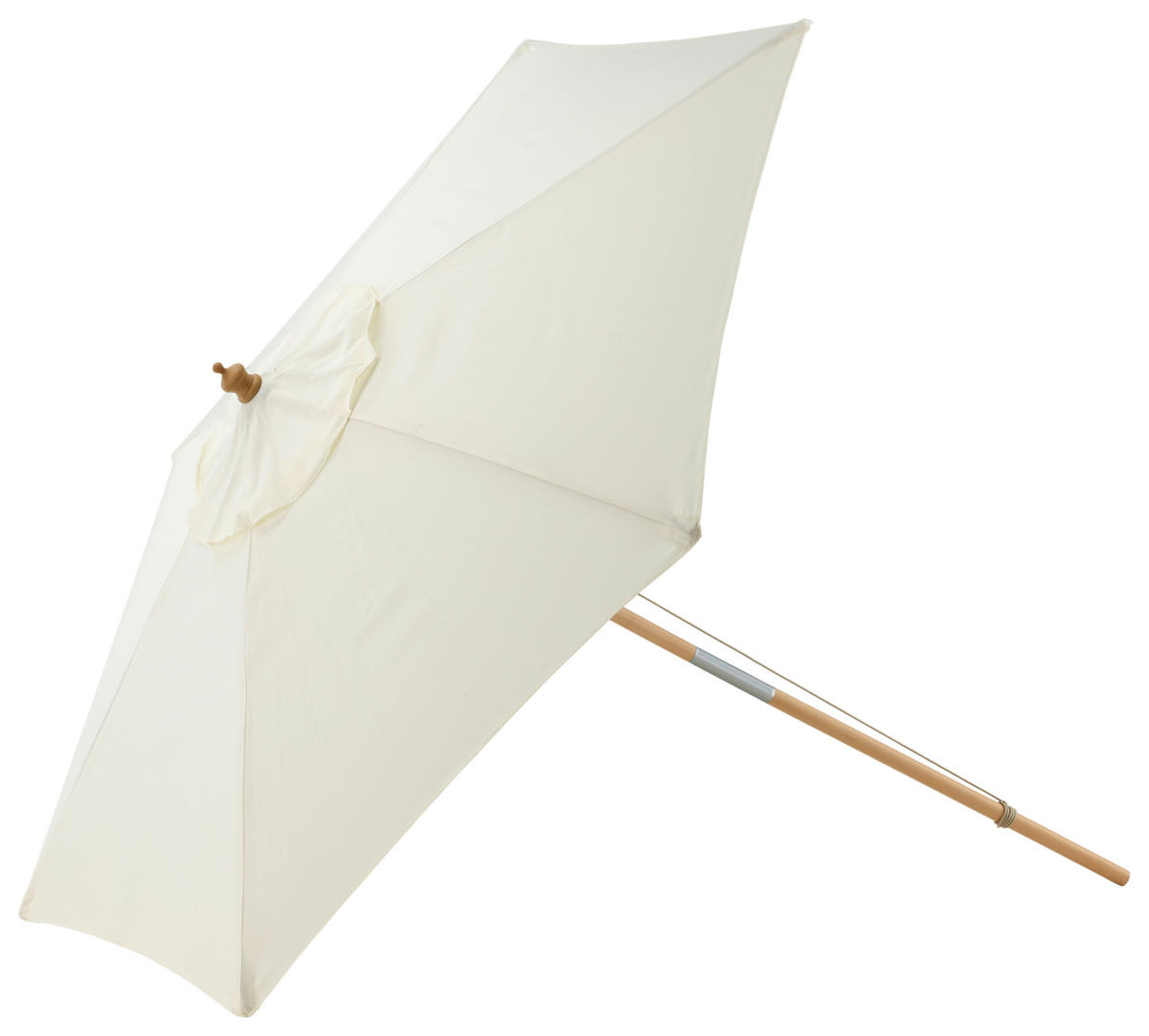 SONNENSCHIRM  250/232 cm  - Weiß, KONVENTIONELL (250/232cm) - Gardenson