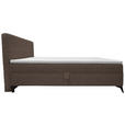BOXBETT 180/200 cm  in Dunkelbraun  - Dunkelbraun/Schwarz, Design, Holz/Holzwerkstoff (180/200cm) - Xora