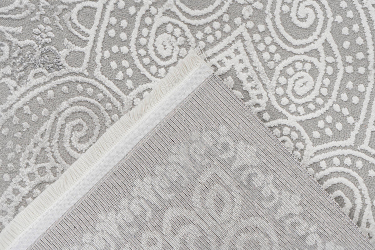 TEKAČ      80/150 cm    tkano  srebrne barve  - srebrne barve, Basics, tekstil (80/150cm) - Kayoom