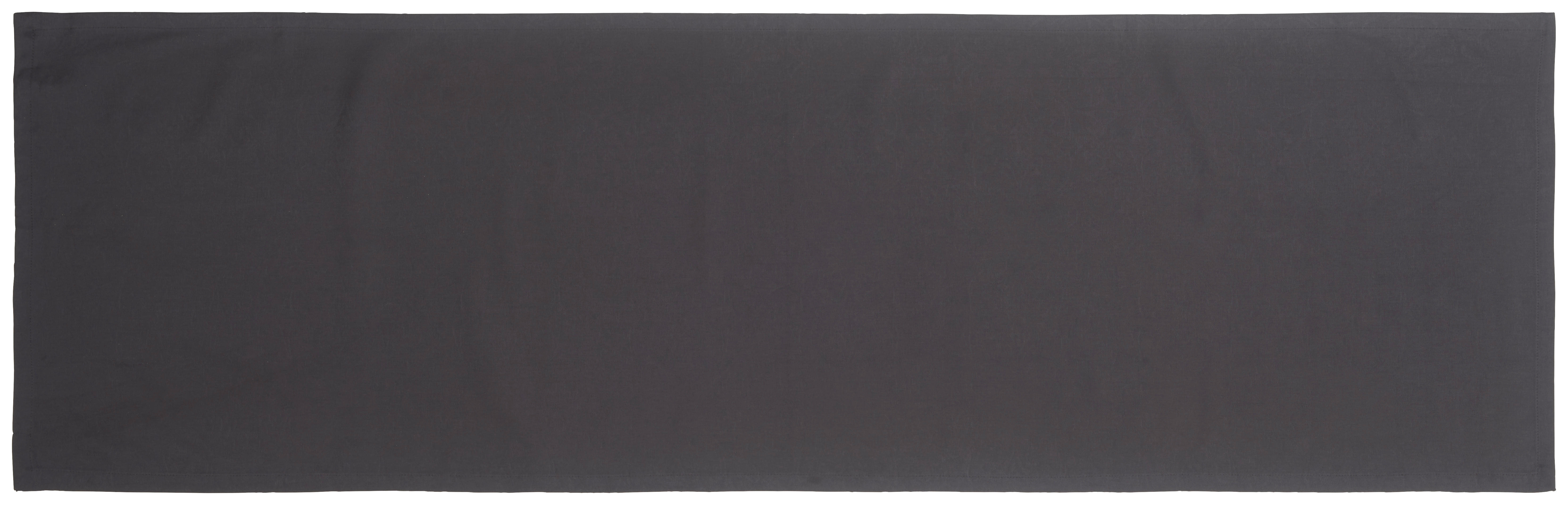 TISCHDECKE Textil Flachgewebe Anthrazit 45/150 cm  - Anthrazit, Basics, Textil (45/150cm) - Novel