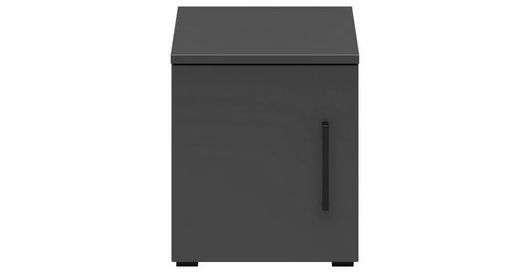 AUFSATZSCHRANK 30/35/40 cm  - Schwarz/Graphitfarben, MODERN, Holzwerkstoff/Kunststoff (30/35/40cm) - Carryhome