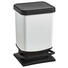 ABFALLEIMER 20 L - Schwarz/Weiß, Basics, Kunststoff (29,3/26,6/45,7cm)