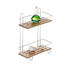 BADEZIMMERREGAL Holz, Metall Bambus - Holz/Metall (26,5/34/13cm)