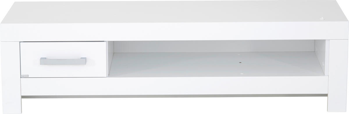 LOWBOARD Fiona  in 147,2/40,7/39,3 cm  - Chromfarben/Weiss, Konventionell, Holzwerkstoff/Metall (147,2/40,7/39,3cm) - Paidi