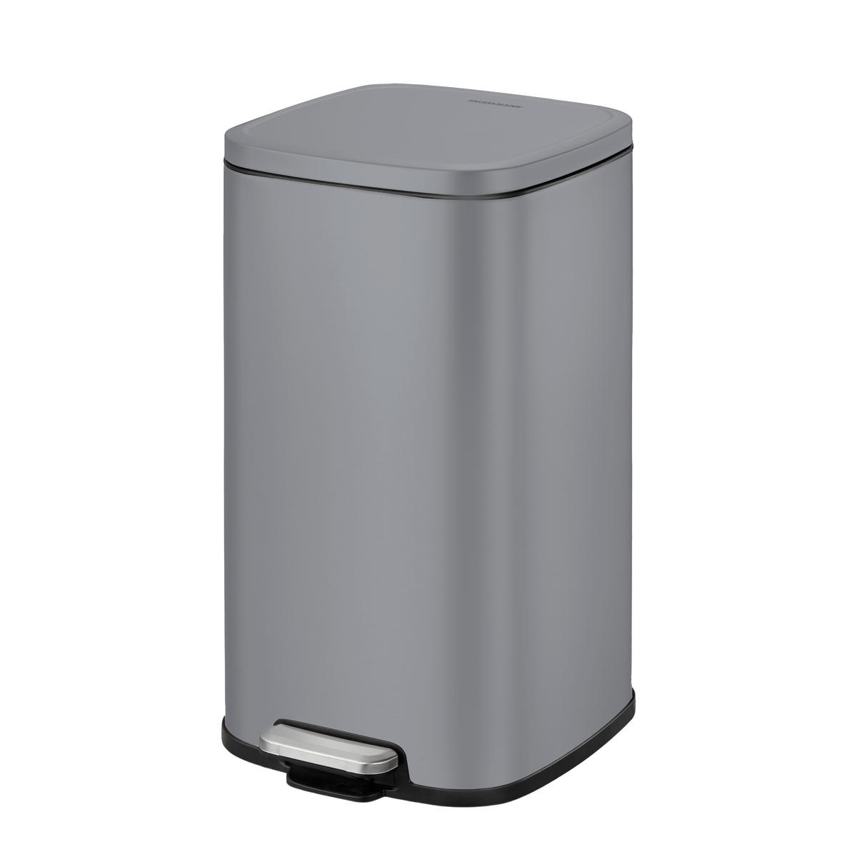 ABFALLEIMER London 6 L  - Dunkelgrau/Anthrazit, Basics, Kunststoff (20,5/26,7/29cm) - Fackelmann