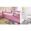 KINDER-/JUNIORBETT - Pink/Birkefarben, MODERN, Holz/Holzwerkstoff (80/160cm) - MID.YOU