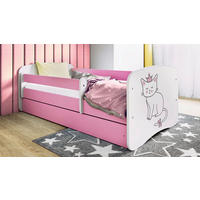 KINDER-/JUNIORBETT - Pink/Birkefarben, MODERN, Holz/Holzwerkstoff (80/160cm) - MID.YOU