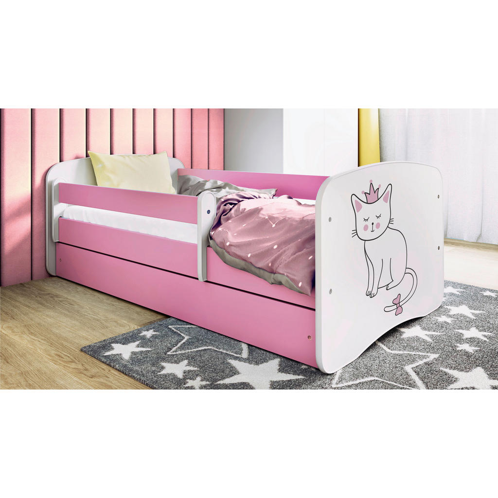 MID.YOU POSTEĽ PRE DETI A MLÁDEŽ 80/160 cm, biela, pink