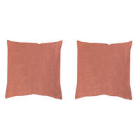 KISSENHÜLLEN-SET ELMER 40/40 cm  - Altrosa, Basics, Textil (40/40cm)