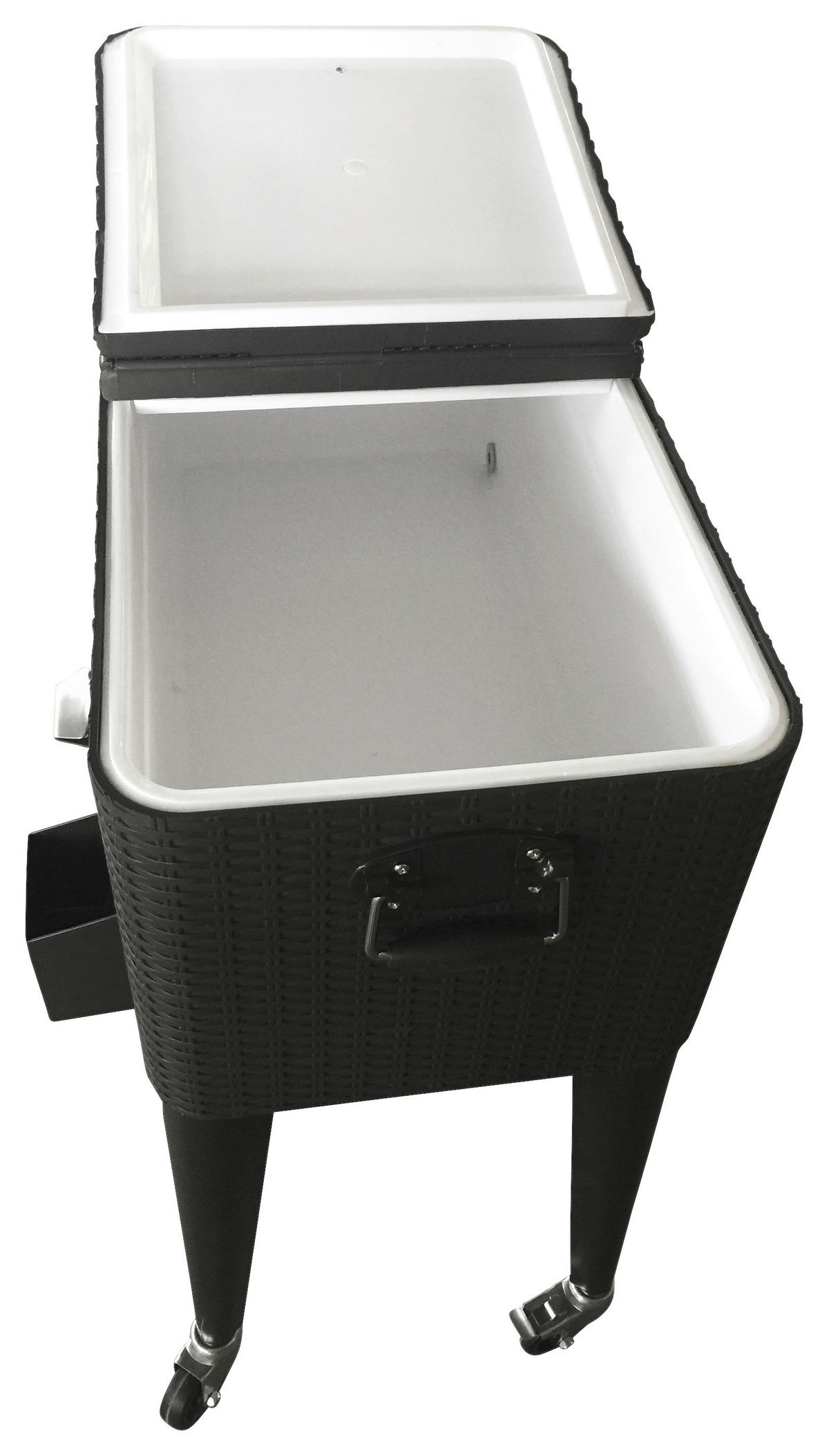 KÜHLBOX Schwarz  - Schwarz, KONVENTIONELL, Metall (43,00/89,00/92,00cm) - Ambia Garden