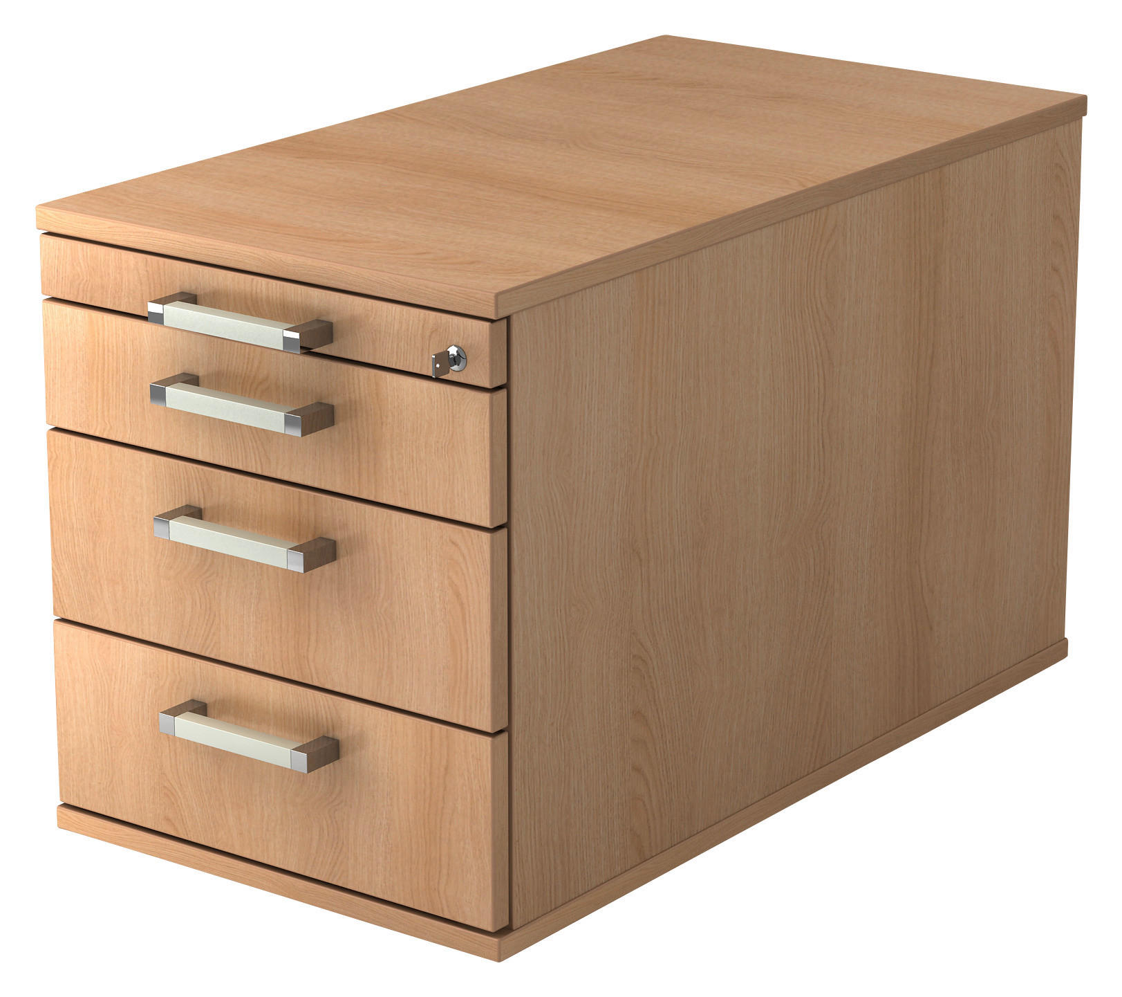 Venda Rollcontainer Eiche 42.8x51.2x80 cm