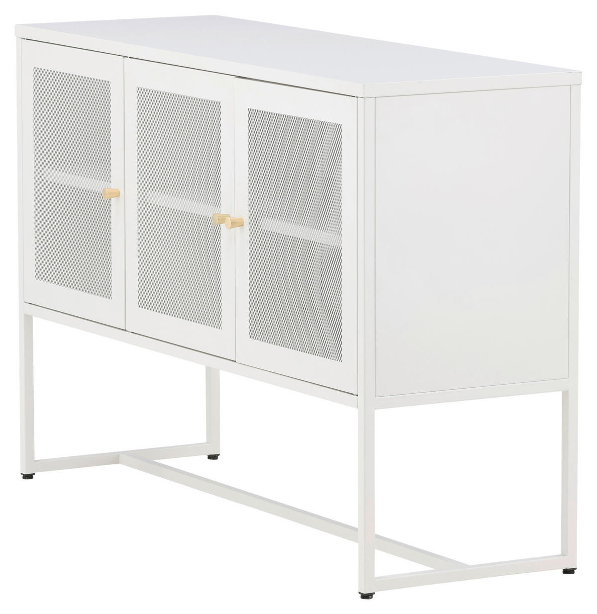 SIDEBOARD  in 120/80/40 cm  - Weiß, Design, Metall (120/80/40cm) - Livetastic