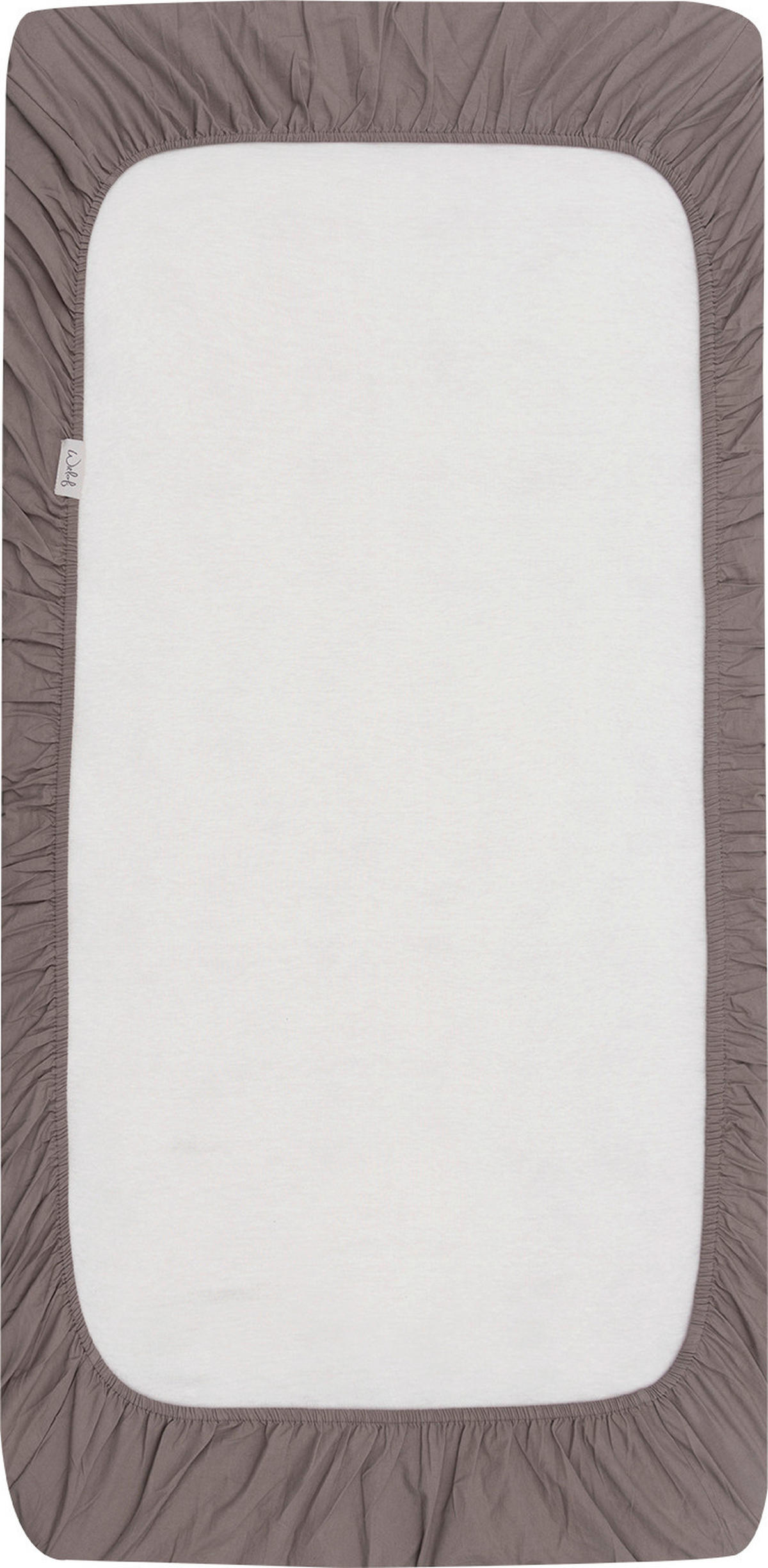 KINDERSPANNBETTTUCH 40/80 cm   - Dunkelgrau, Basics, Textil (40/80cm) - Witlof for Kids