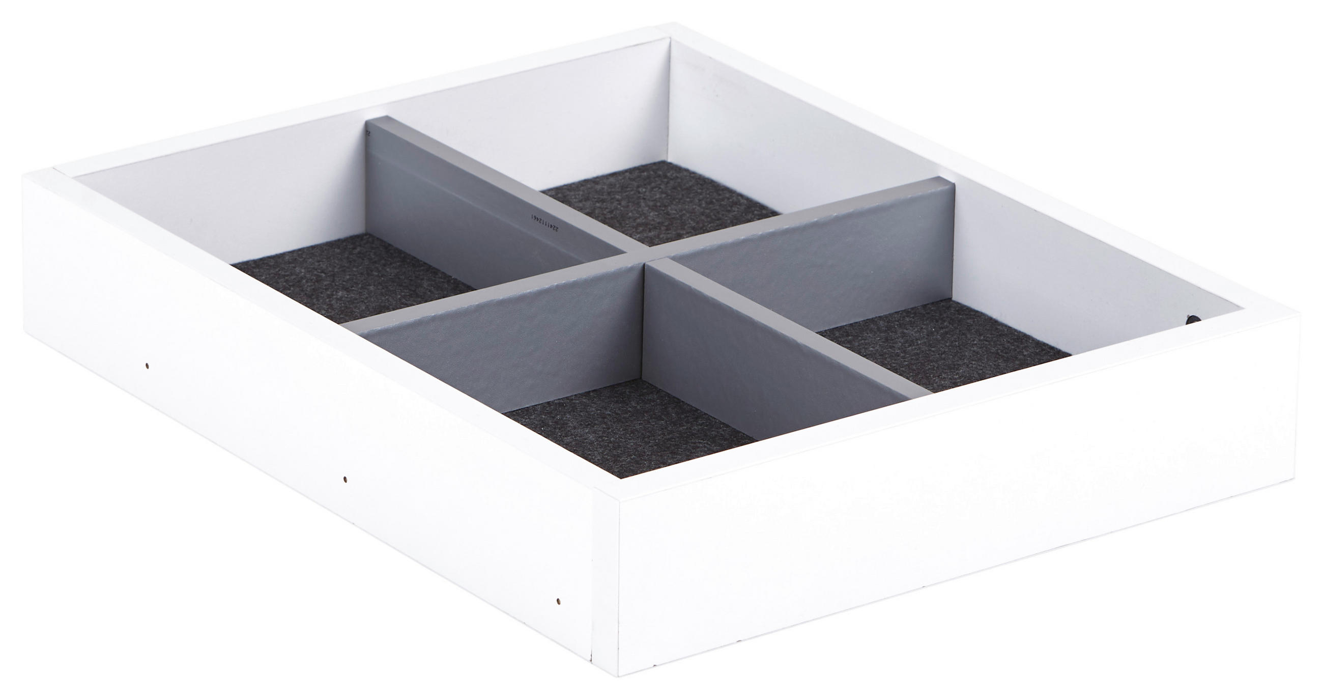 Hom`in Schublade System Unit Weiß 46.8x8.1x37.5 cm