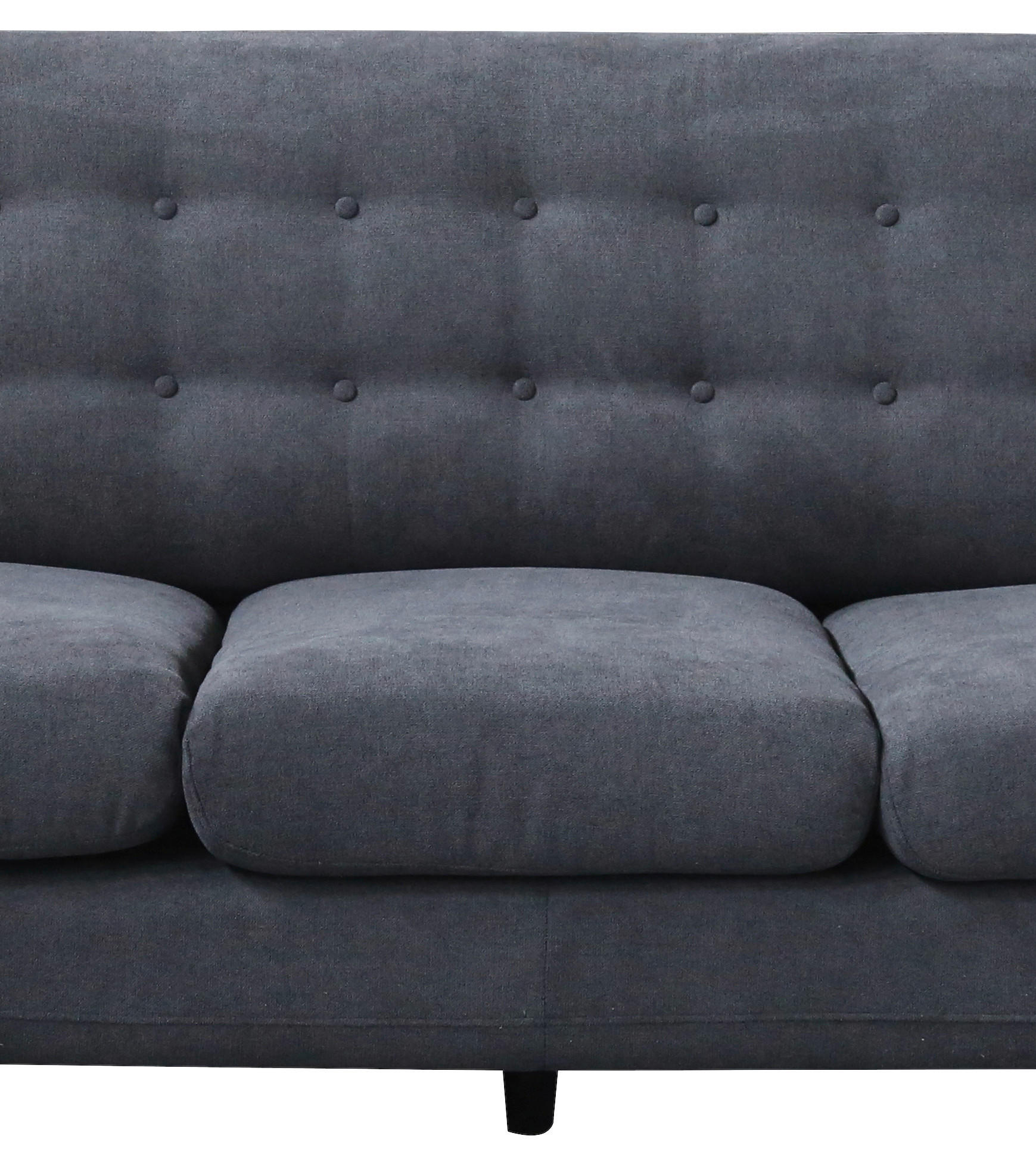 TROSJED drvo, tekstil  crna, tamno siva    - tamno siva/crna, Moderno, drvo/tekstil (181/82/85cm) - Ti'me