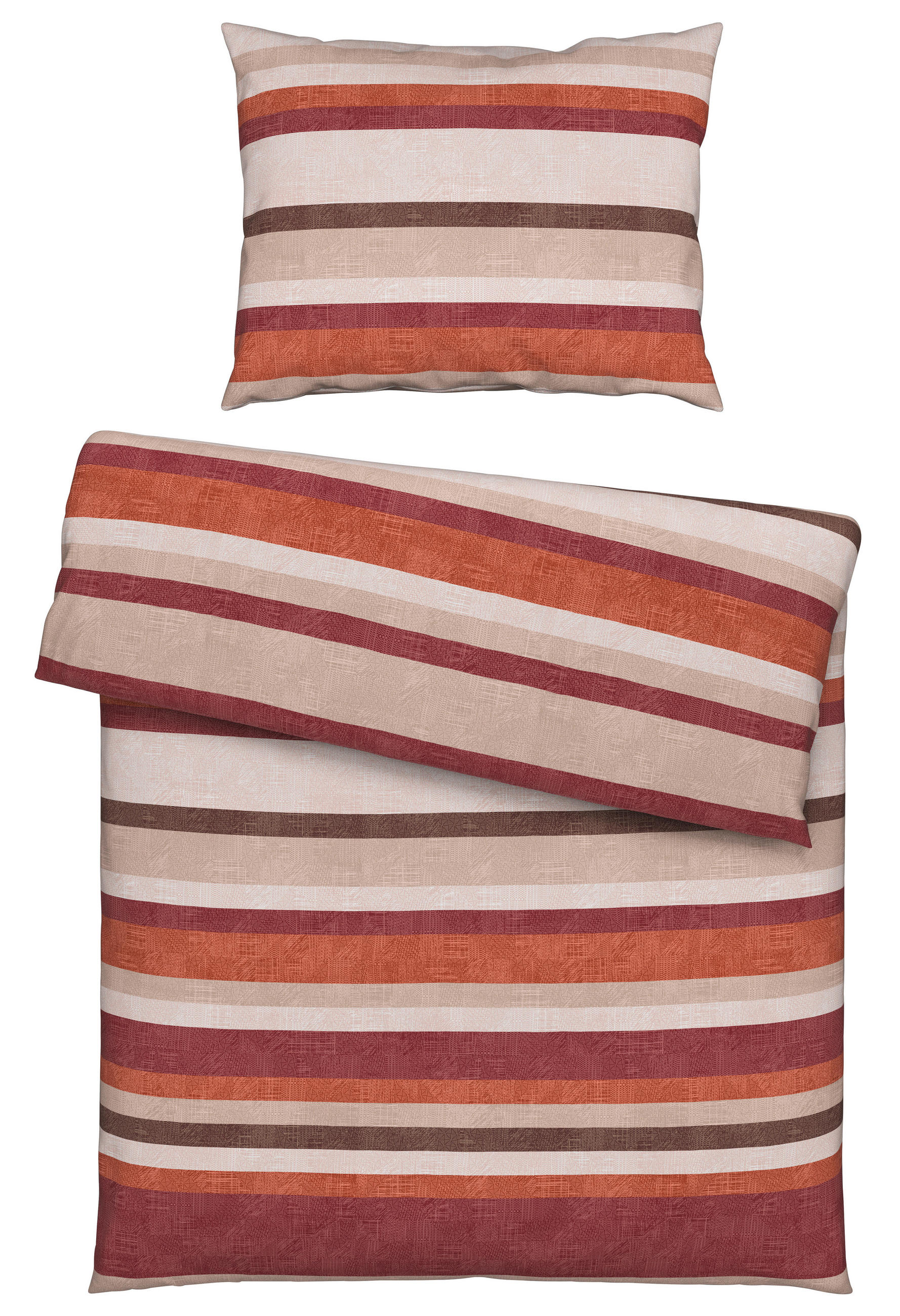 POSTEĽNÁ BIELIZEŇ, renforcé, terakota, 140/220 cm - terakota, Konventionell, textil (140/220cm) - Esposa