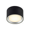 AUFBAULEUCHTE 10/6 cm   - Edelstahlfarben/Schwarz, KONVENTIONELL, Metall (10/6cm) - Nordlux