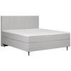 BOXSPRINGBETT 140/200 cm  in Dunkelgrau  - Dunkelgrau/Schwarz, Modern, Textil (140/200cm) - MID.YOU