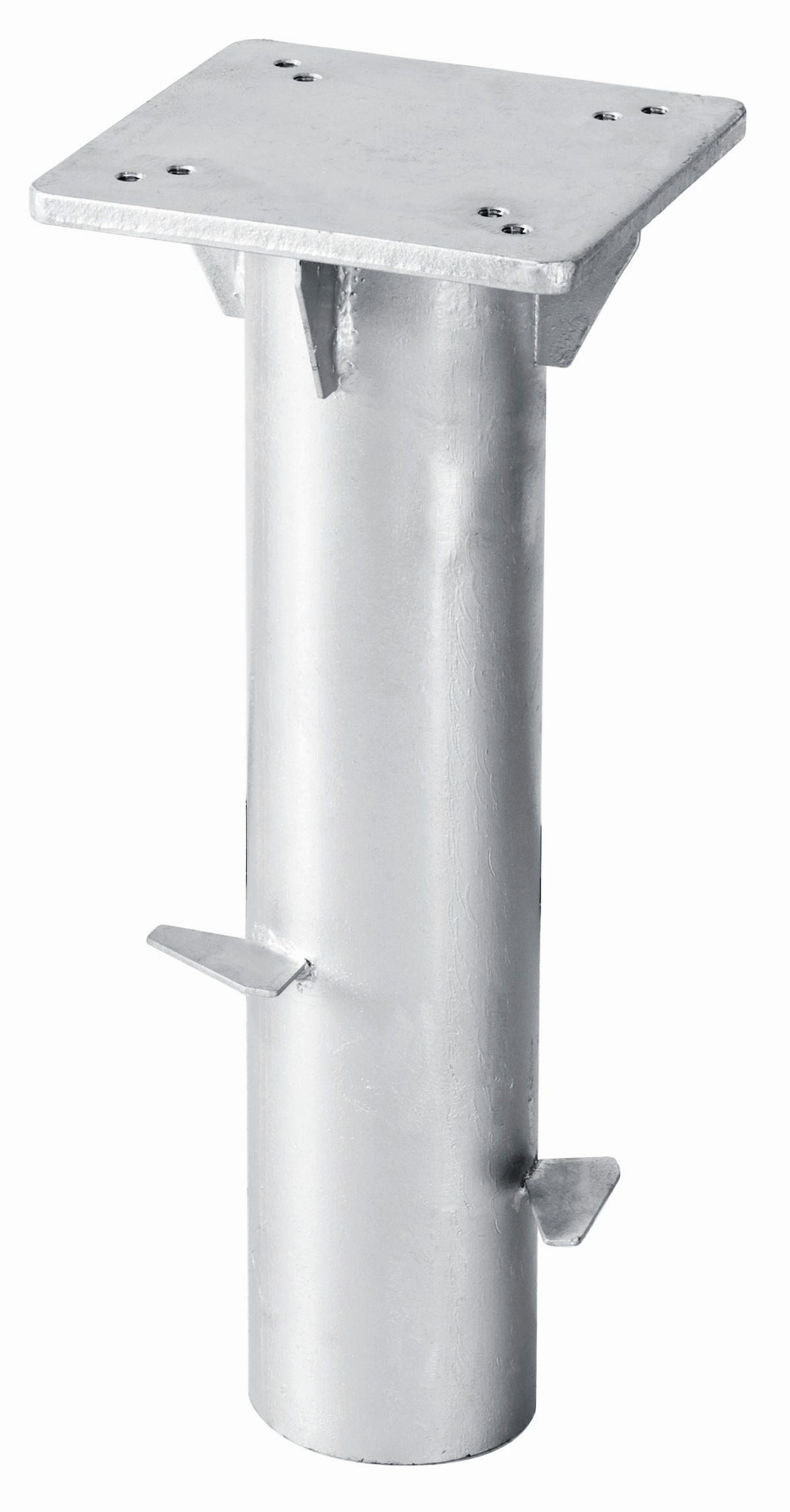 SONNENSCHIRMSTÄNDER Silberfarben  - Silberfarben, Basics, Metall (16/16/40cm) - Schneider