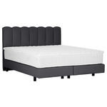 BOXSPRINGBETT 180/200 cm,  in Anthrazit, Topper, Matratzen, H3 = fest  - Anthrazit/Schwarz, Design, Holzwerkstoff/Textil (180/200cm) - Esposa