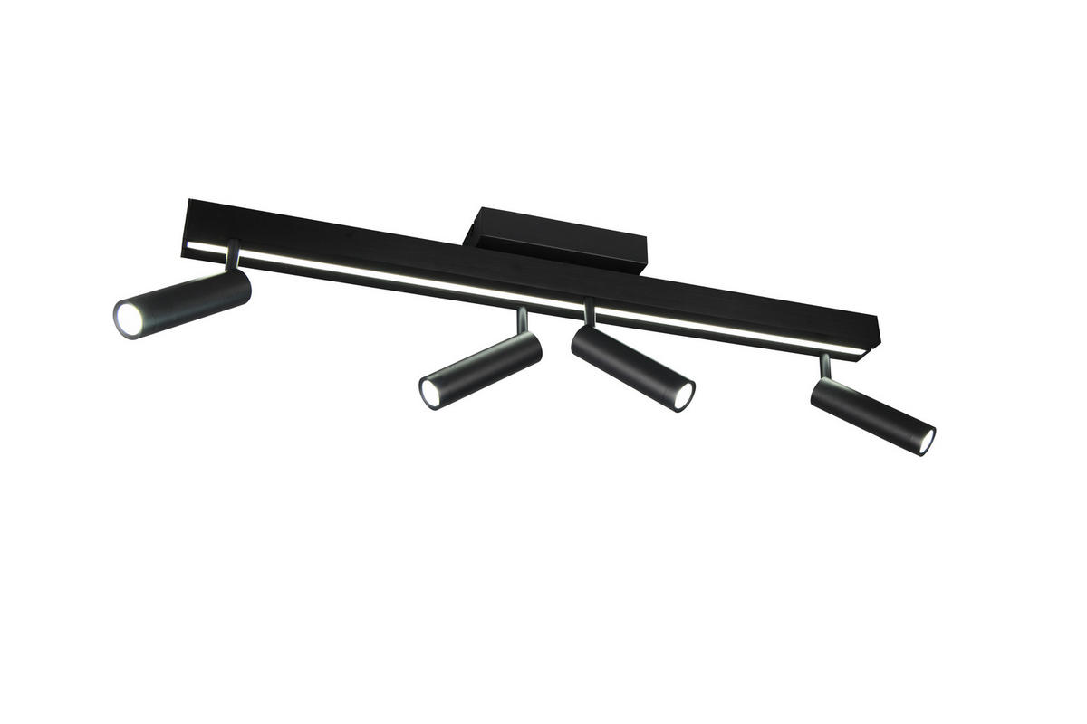 LED-STRAHLER - Schwarz, Basics, Metall (133/23/8,5cm) - Trio Leuchten