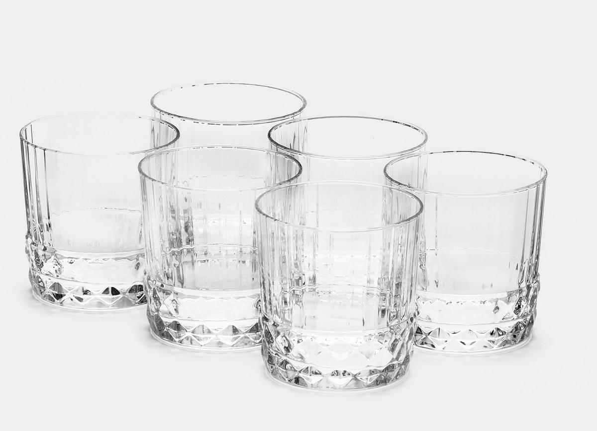 WHISKYGLAS AMERICA 20`S 6-teilig  - Klar, KONVENTIONELL, Glas (18,6/10/27,50cm) - Van Well