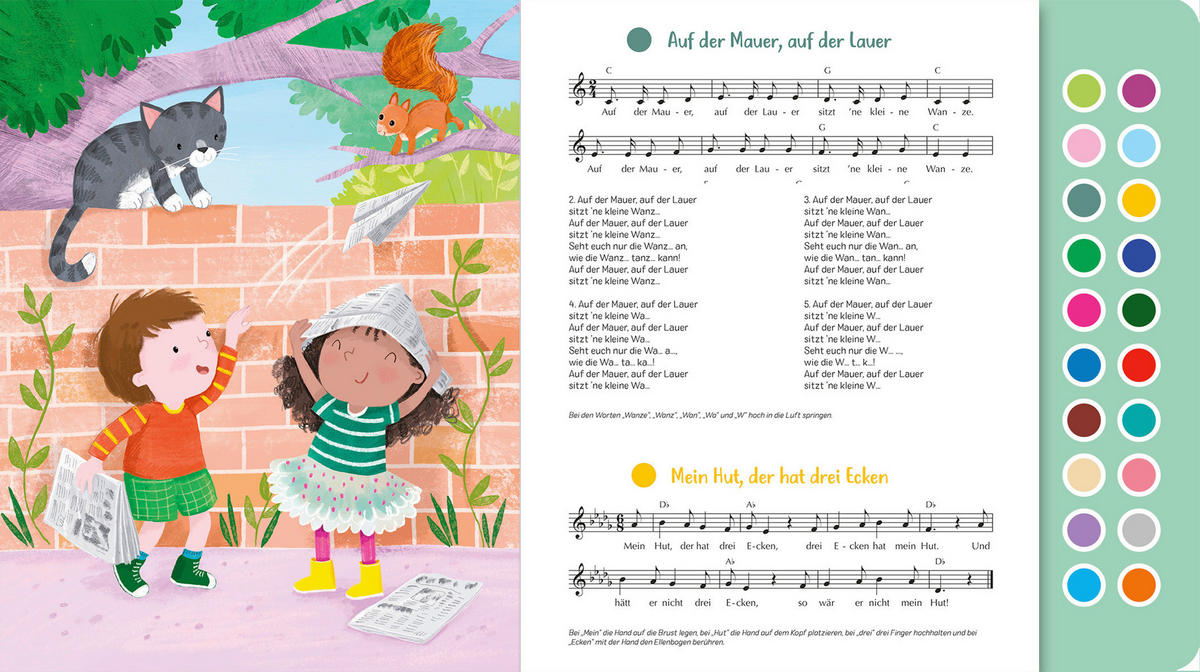 BUCH Sing mit! Tanzlieder  - Multicolor, Basics, Papier (24,5/24,5/1,8cm)