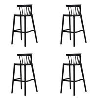 STUHL Schwarz  - Schwarz, Basics, Kunststoff (56/103/55cm) - Gardenson