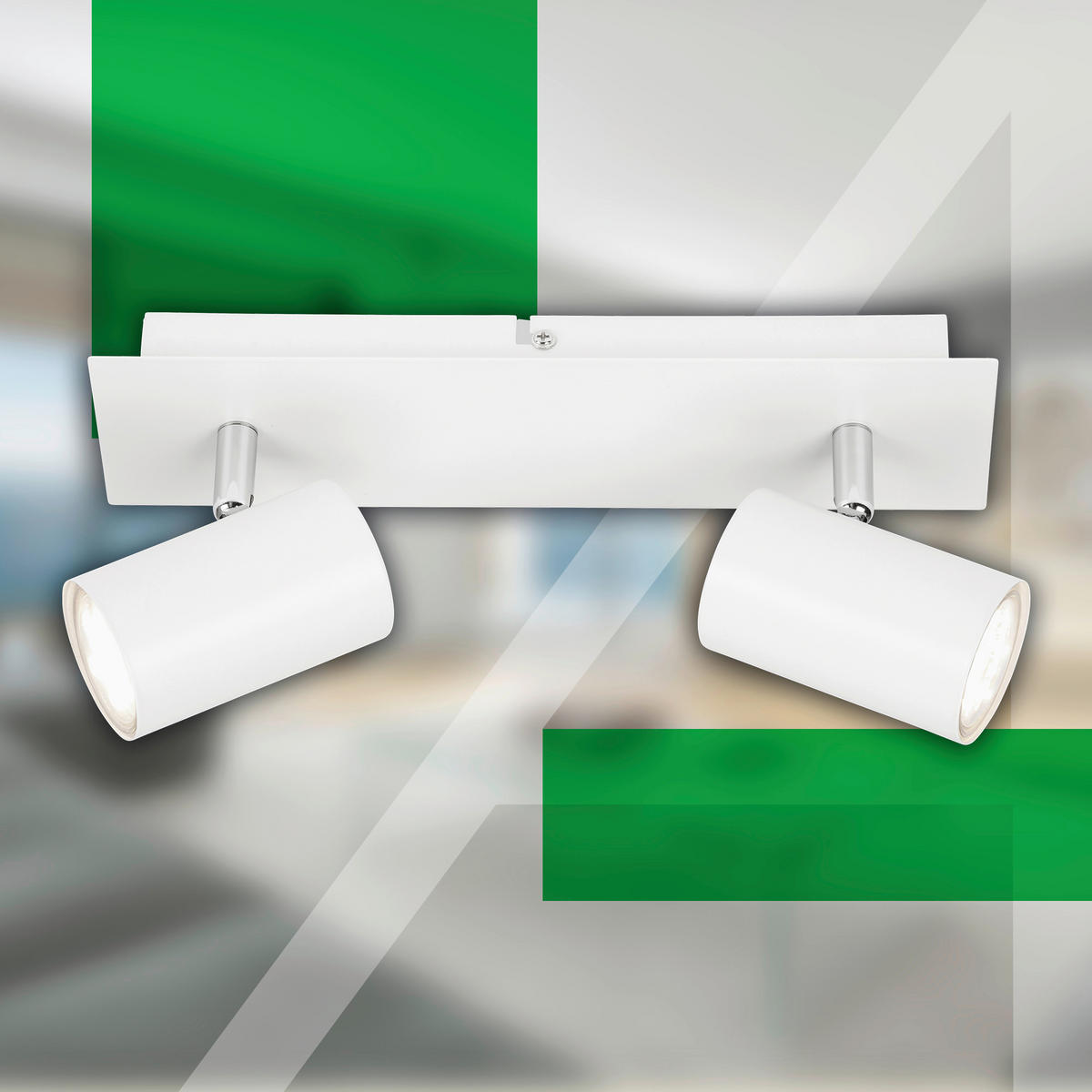 LED-STRAHLER Isil A 29/8/12,3 cm   - Weiß, Basics, Metall (29/8/12,3cm)