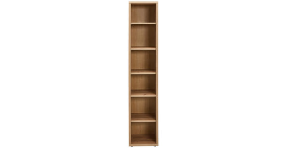 AKTENREGAL Eiche Artisan - Schwarz/Eiche Artisan, Design, Holzwerkstoff/Kunststoff (44/217/35,7cm) - Carryhome