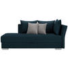 LEŽADLO, textil, 220/93/100 cm - petrolejová/svetlosivá, Design, textil/plast (220/93/100cm) - Livetastic