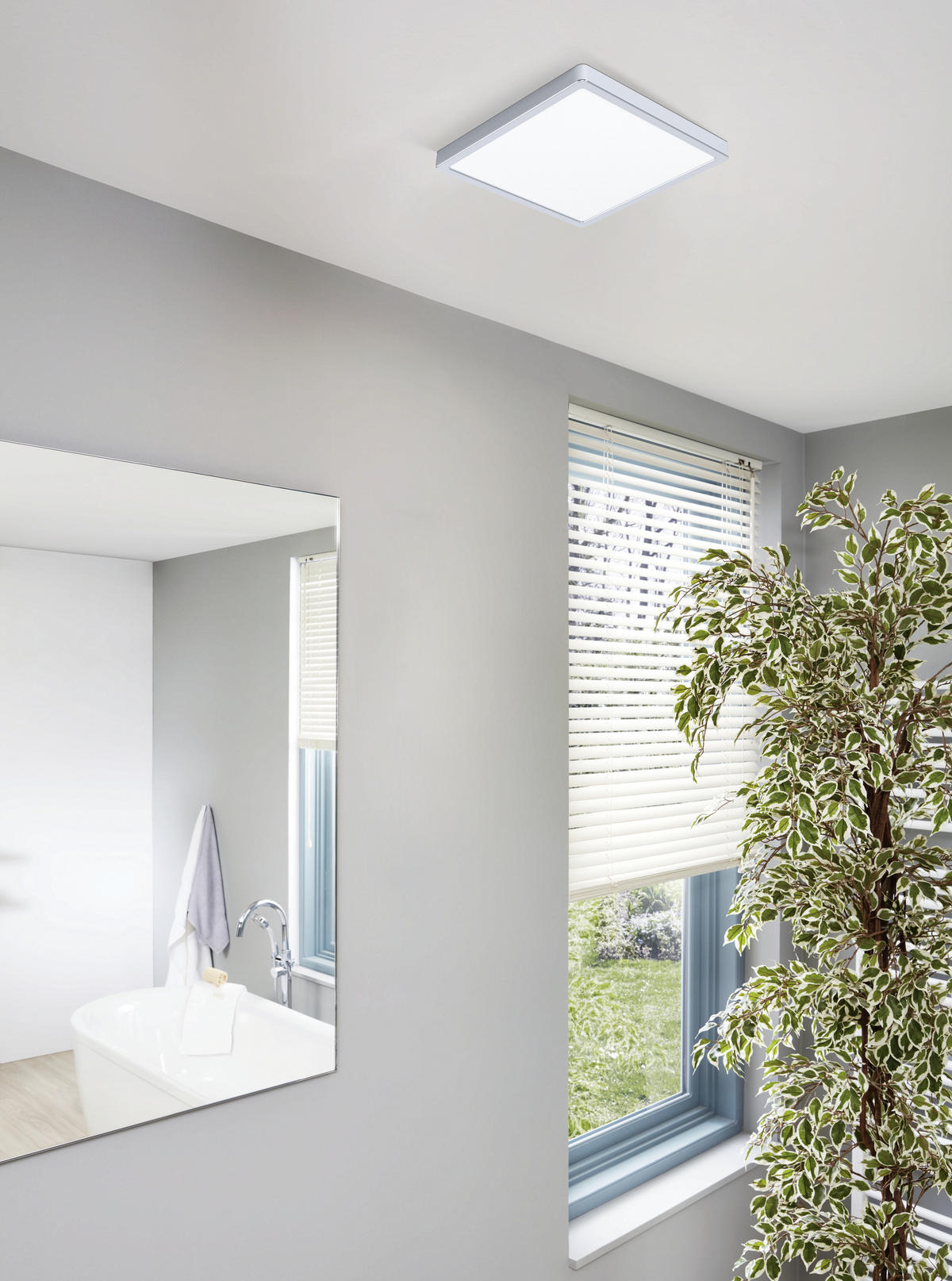 LED-BADEZIMMER-DECKENLEUCHTE 28,5/28,5/3 cm   - Basics (28,5/28,5/3cm) - Celina