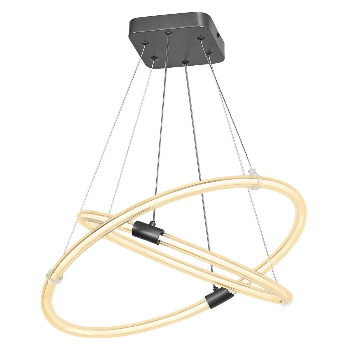 LED-HÄNGELEUCHTE 49.8/45.6/80 cm  - Dunkelgrau, Design, Kunststoff (49.8/45.6/80cm) - Osram