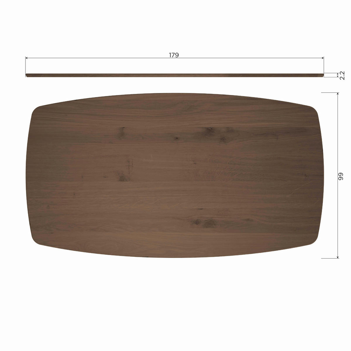 ESSTISCH in Holz 180/100/74 cm  - Kaschmir, Design, Holz (180/100/74cm) - Livetastic