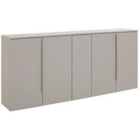 SCHUHSCHRANK Taupe  - Taupe, Design, Holzwerkstoff/Metall (189/82/33cm) - Dieter Knoll