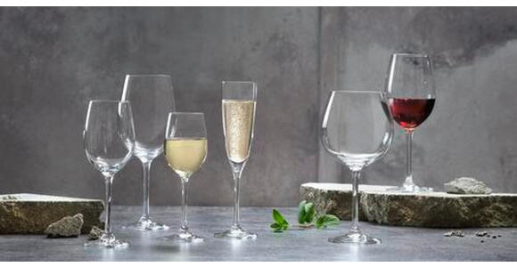 GLÄSERSET Celebration 6-teilig - Klar, Basics, Glas (26,9/18,7/23,5cm) - Novel