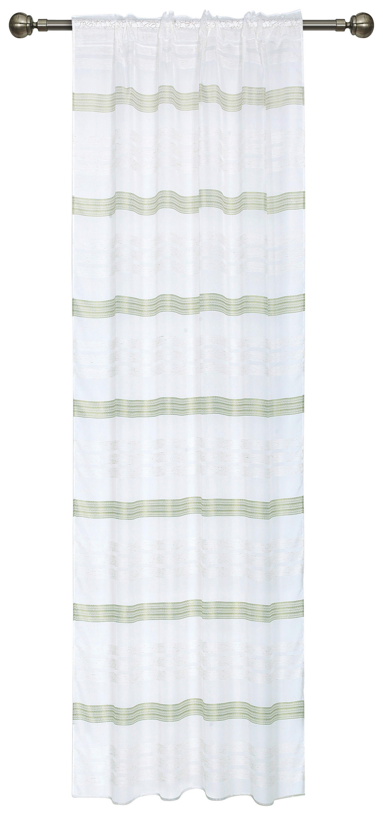 Vorhang mit Band Steffi 140x245 cm Grün