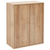 UNTERSCHRANK 60/75/30,5 cm   - Eichefarben, MODERN, Glas/Holzwerkstoff (60/75/30,5cm) - MID.YOU