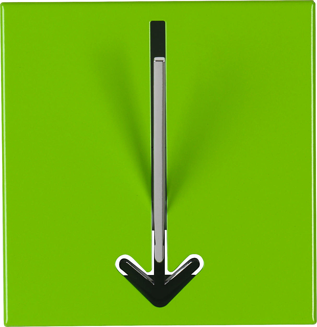 KROK  i grön  - grön, Design, metall (16,4/17/2,8cm)