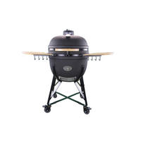ŽAR NA OGLJE  KAMADO - črna, Basics, keramika