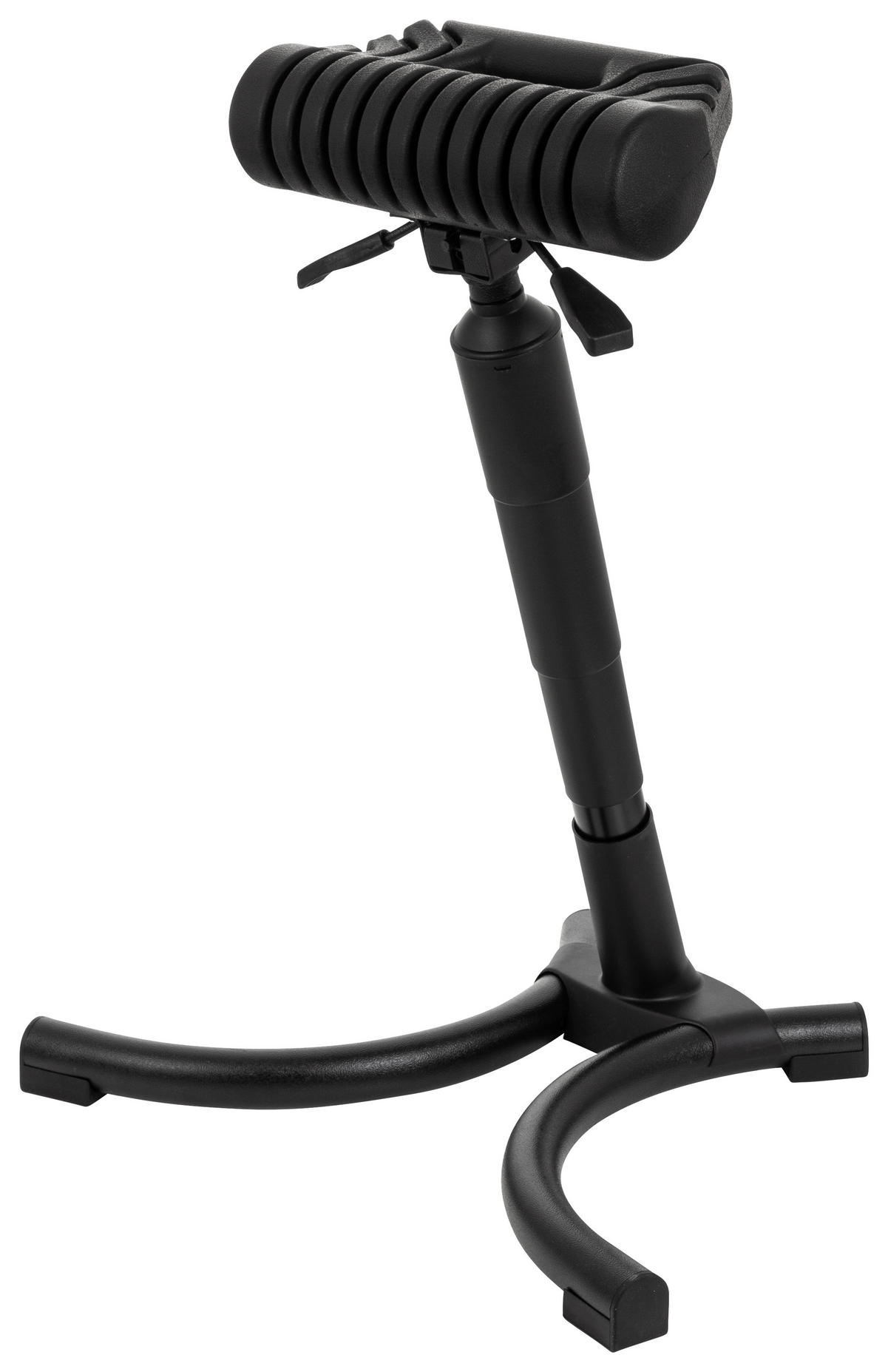 STEHHILFE  Schwarz  - Schwarz, Basics, Kunststoff/Metall (55/65-82/44cm) - MID.YOU