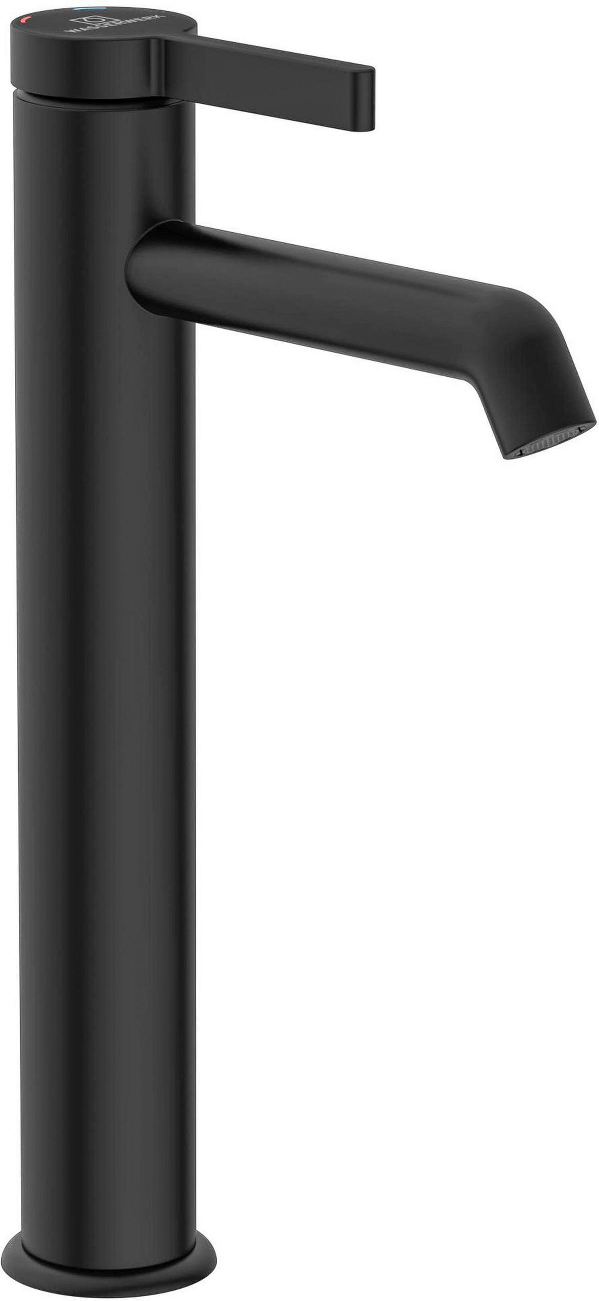 WASCHTISCHARMATUR 5/30/17,5 cm  - Schwarz, Basics, Metall (5/30/17,5cm)