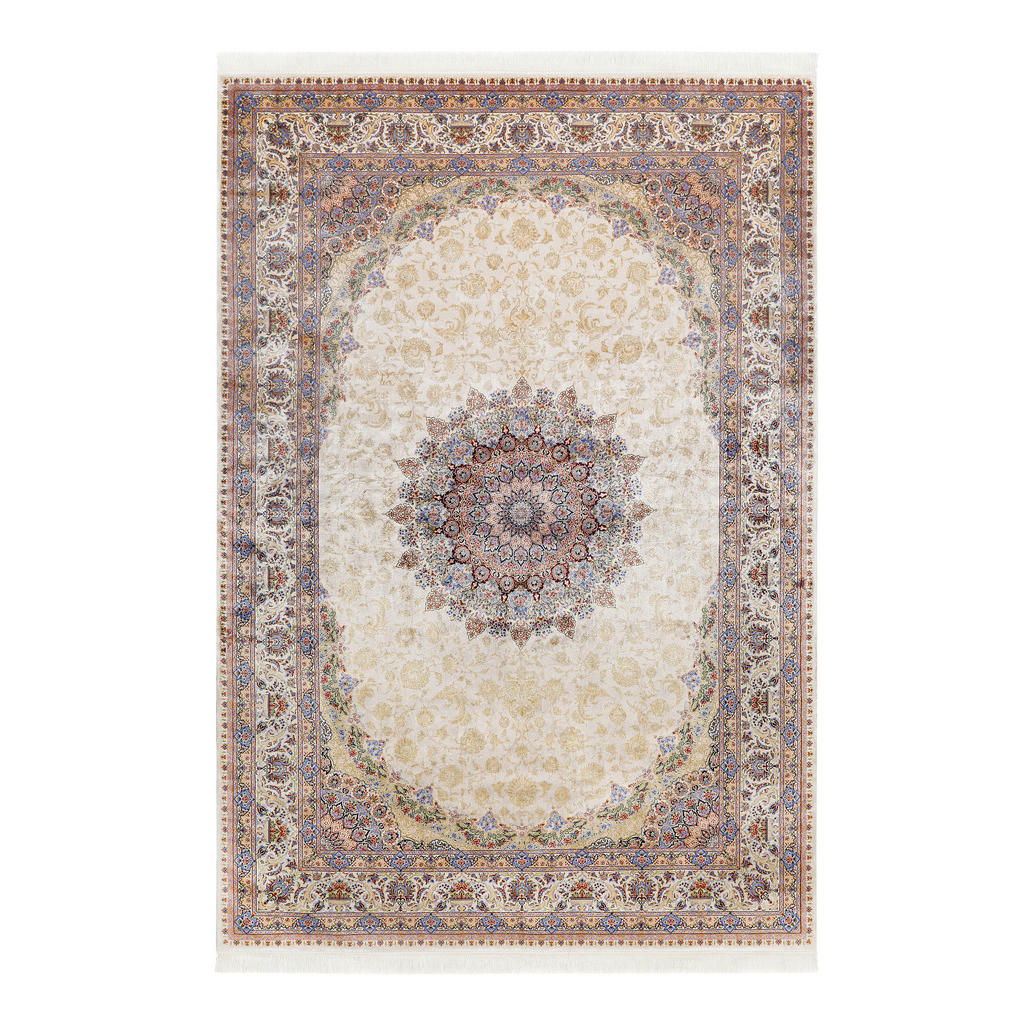 Orientalischer Webteppich Beige Täbriz 250x340 cm