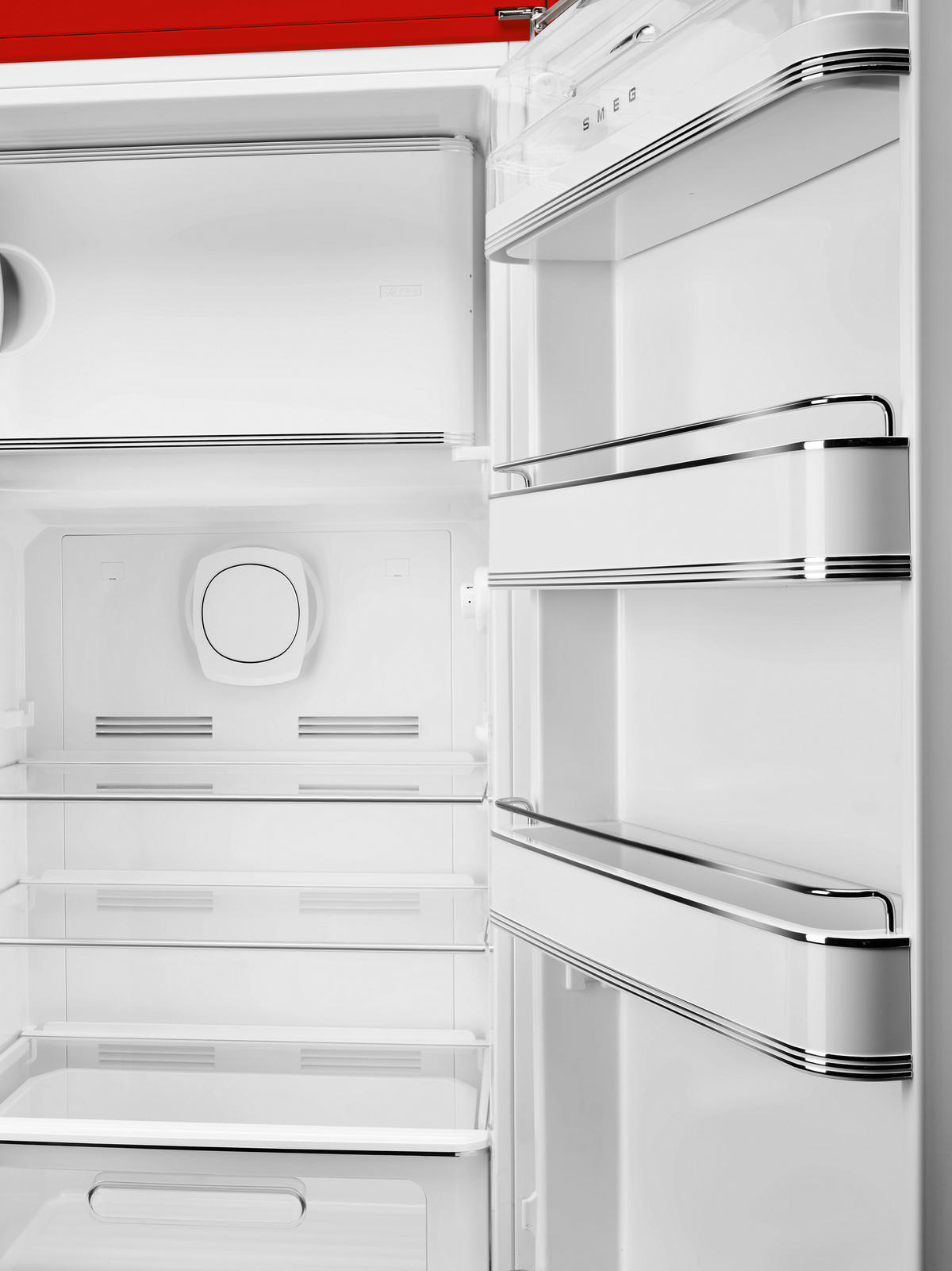 KÜHLSCHRANK 60,1/153/76,8 cm  - Rot, Basics, Glas/Metall (60,1/153/76,8cm) - SMEG