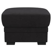 HOCKER in Textil Schwarz  - Schwarz, Basics, Kunststoff/Textil (68/45/68cm) - MID.YOU