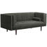 SOFA in Textil Braun - Dunkelbraun/Braun, Design, Holz/Textil (200/80/87cm) - Carryhome SOFA in Textil Braun - Dunkelbraun/Braun, Design, Holz/Textil (200/80/87cm) - Carryhome