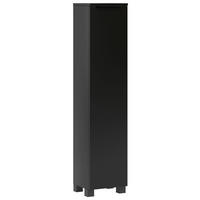 MIDISKÅP  - svart, Modern, metall/trämaterial (30/130/35cm) - Held
